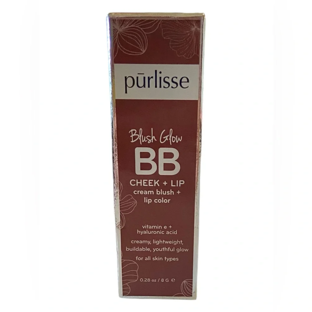💎 PURLISSE BLUSH GLOW BB CHEEK + LIP in Shade Morning Mauve Full-Size